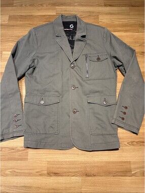 Rare Vintage G by Guess Men’s Utility Blazer Jacket MMIV 2004 Y2K